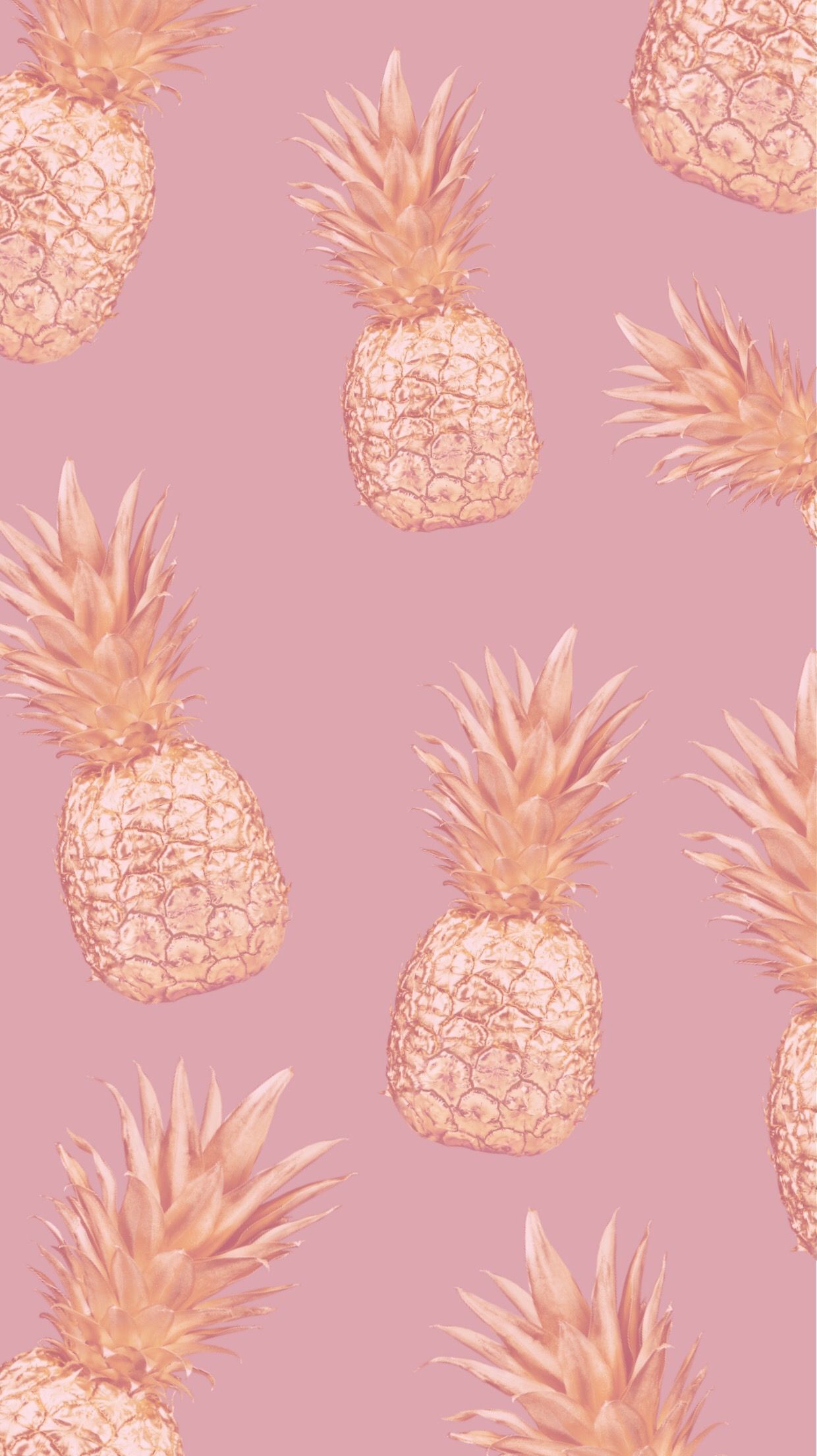 Pink Cute Pineapple Iphone Wallpapers