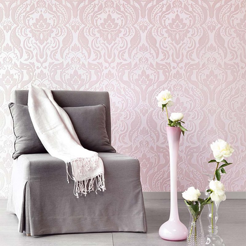 Pink Damask Wallpapers