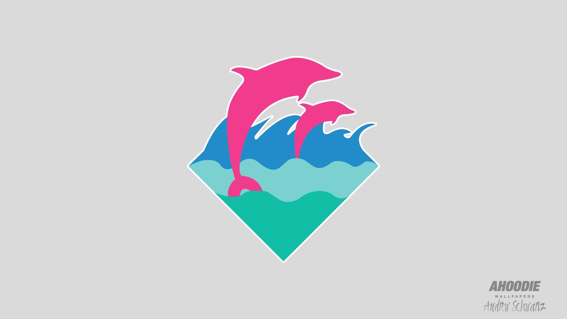 Pink Dolphin Ghost Logo Wallpapers