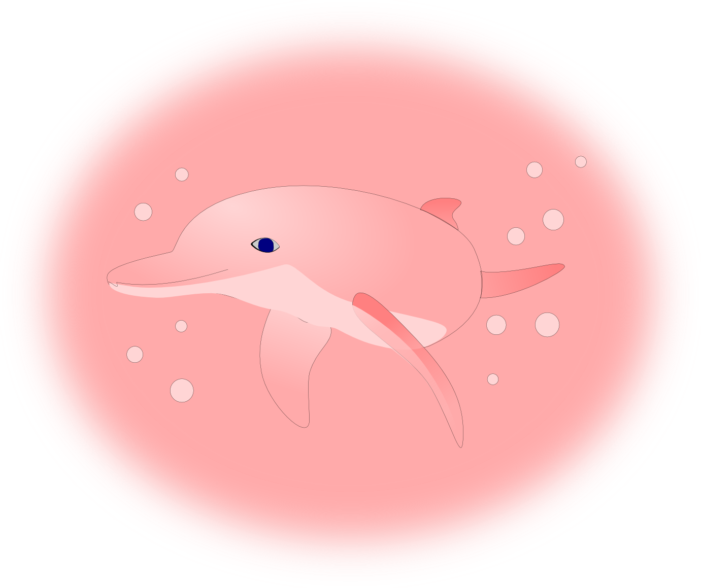 Pink Dolphin Ghost Logo Wallpapers