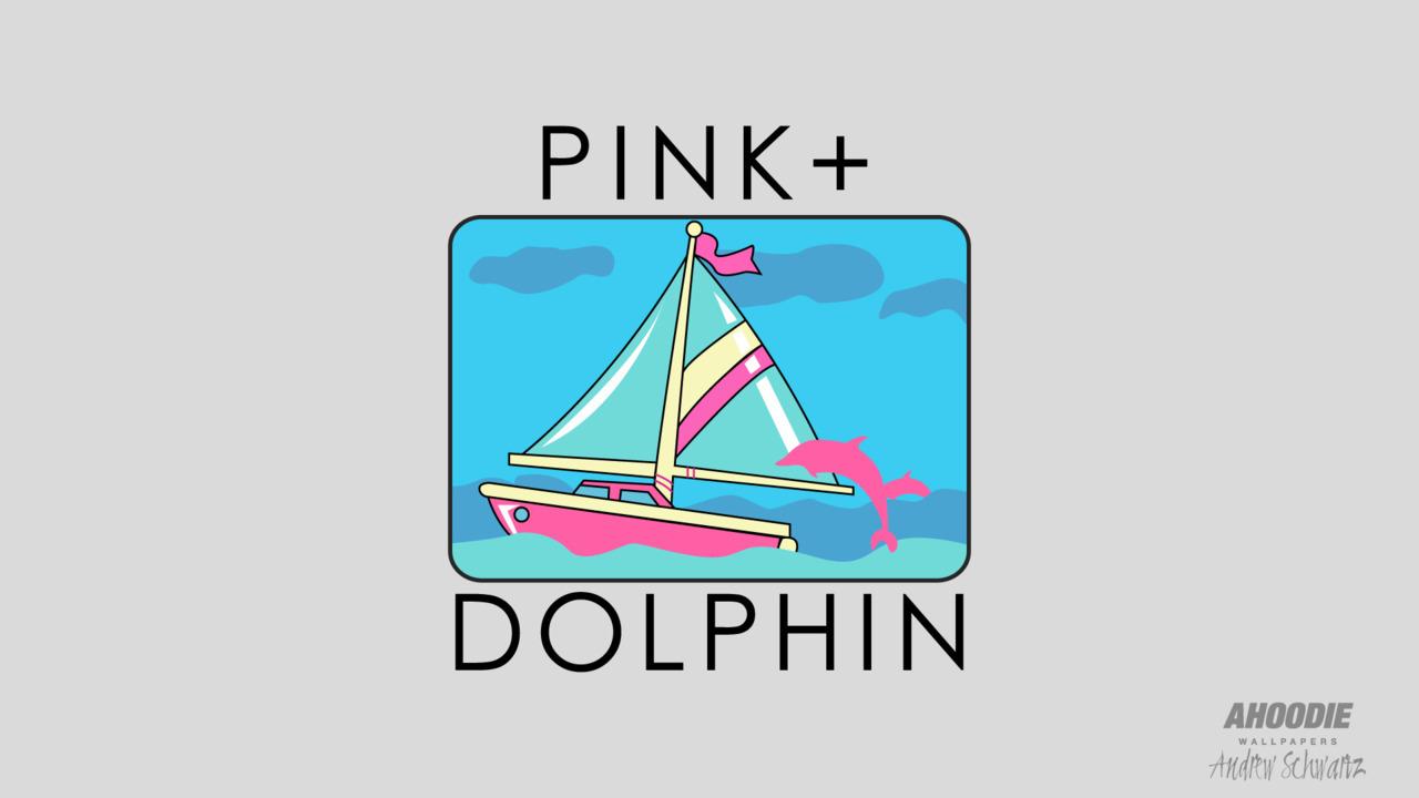 Pink Dolphin Ghost Logo Wallpapers