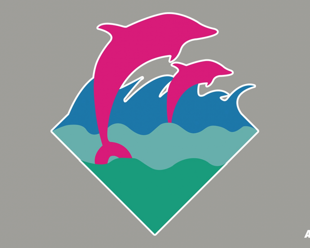 Pink Dolphin Logo Wallpapers
