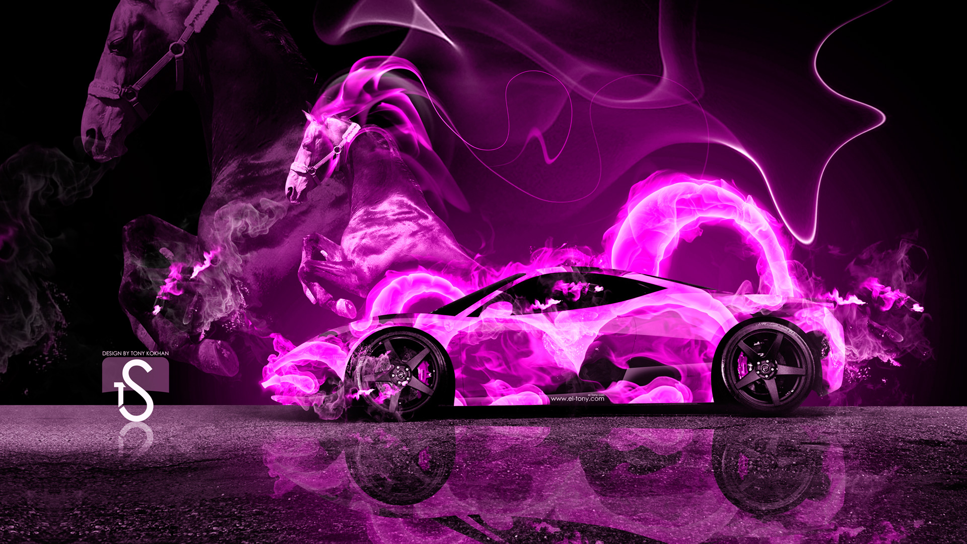 Pink Ferrari Wallpapers