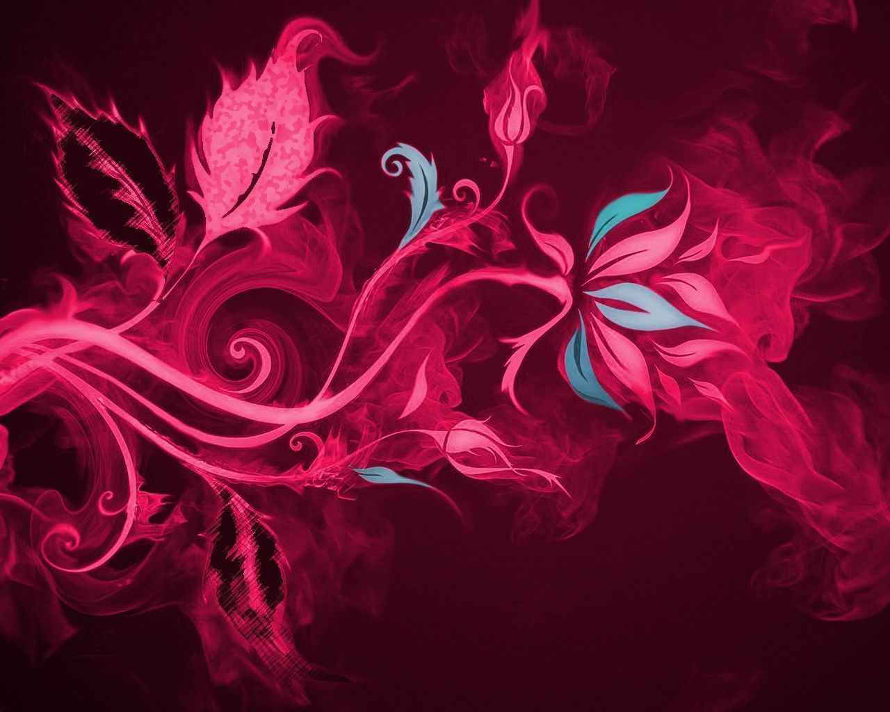 Pink Flames Wallpapers