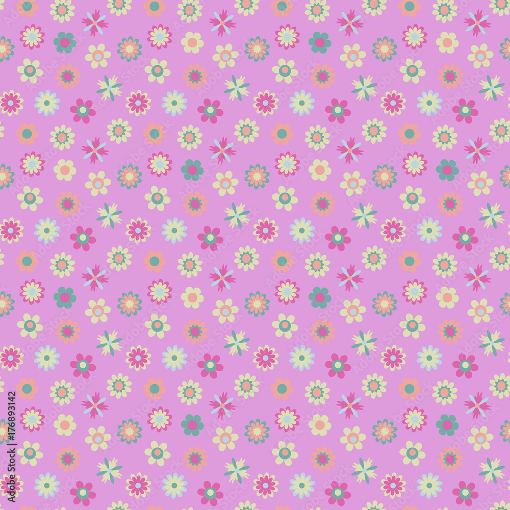 Pink Flower Cartoon Wallpapers