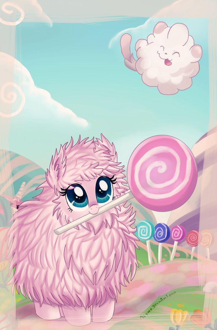 Pink Fluffy Unicorn Wallpapers