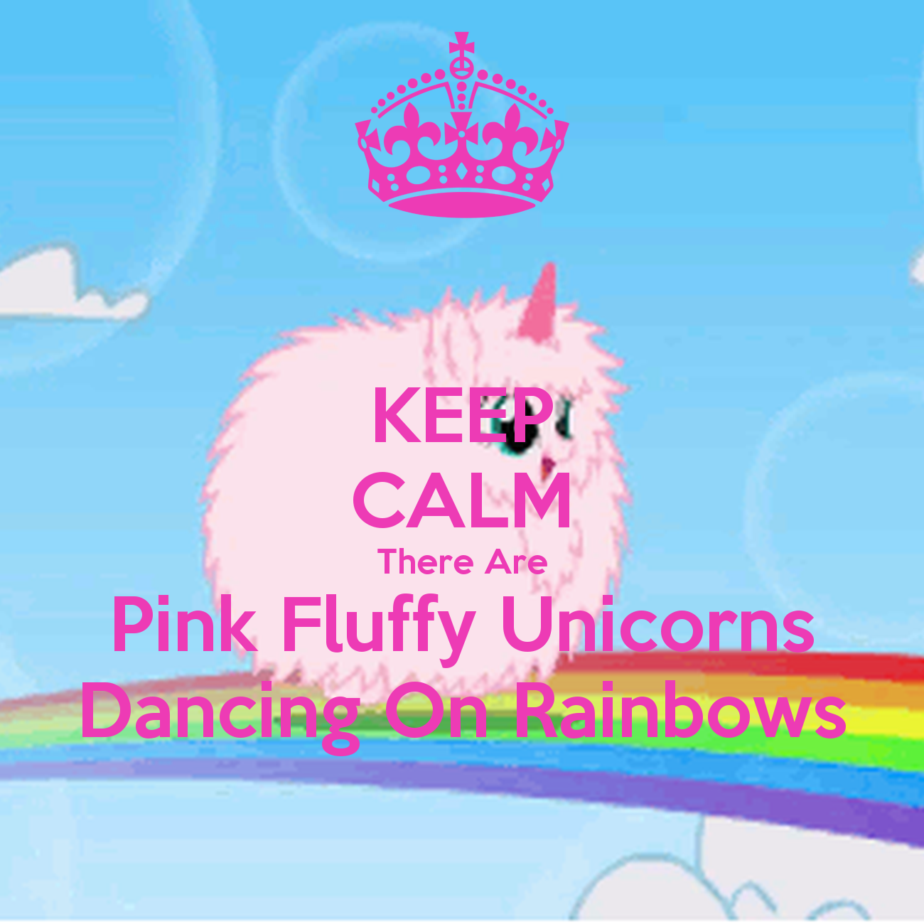 Pink Fluffy Unicorn Wallpapers