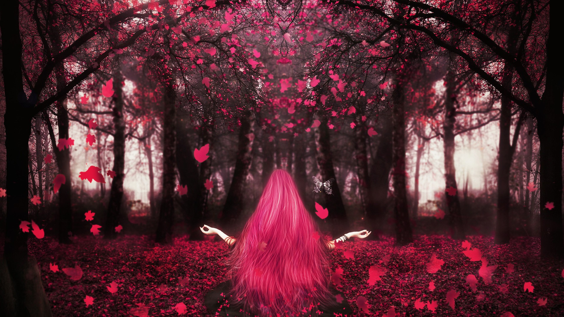 Pink Forest Wallpapers