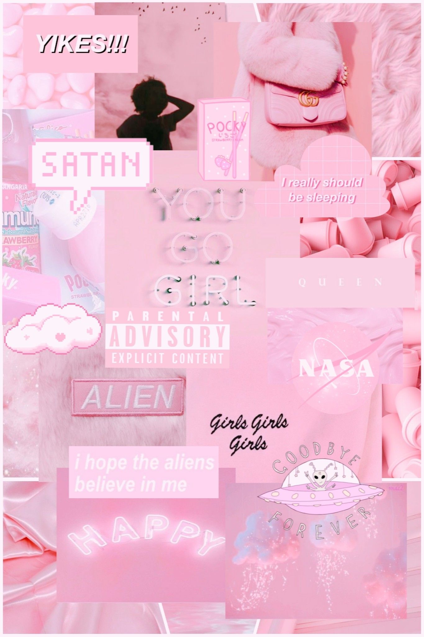 Pink Girl Aesthetic Wallpapers