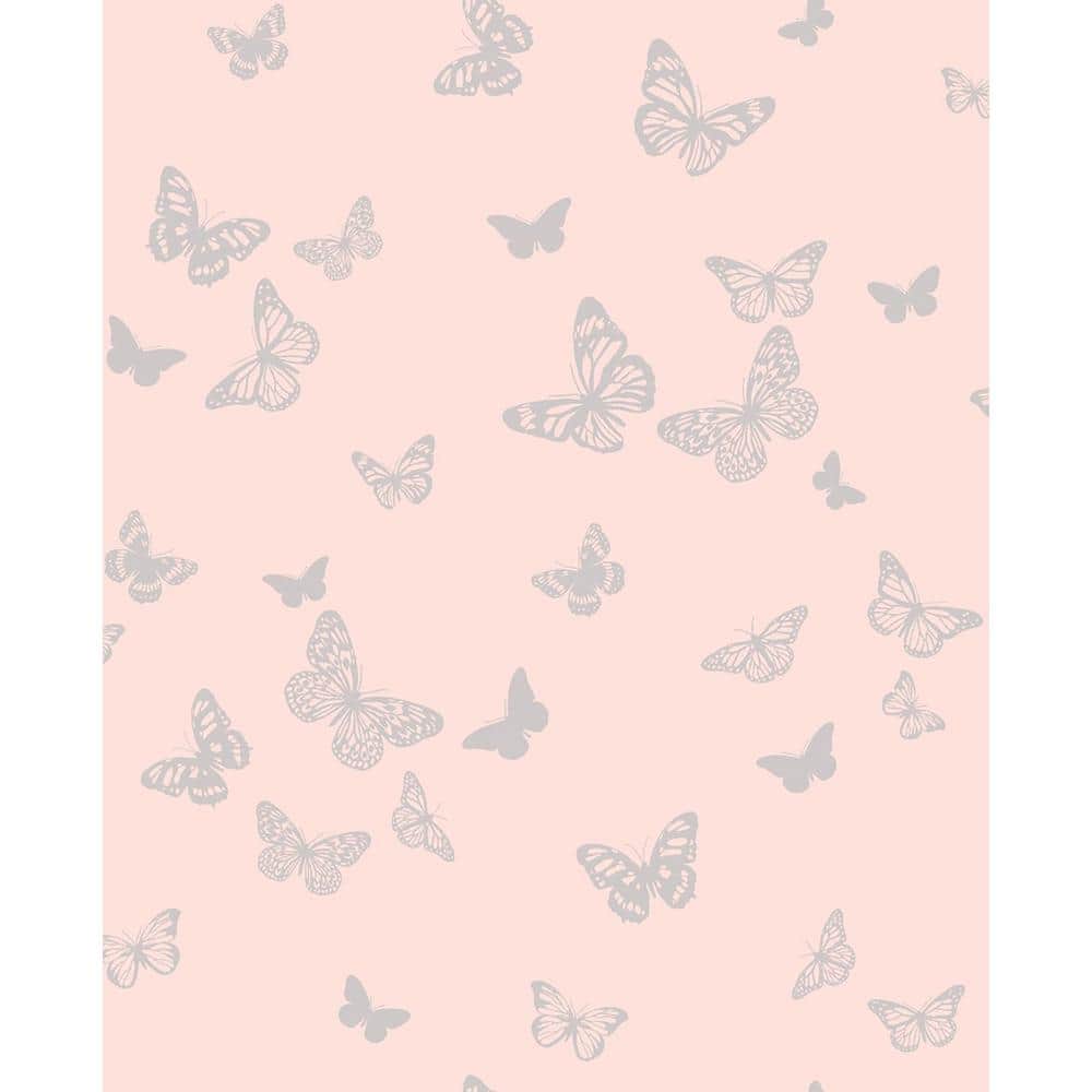 Pink Glitter Butterfly Wallpapers