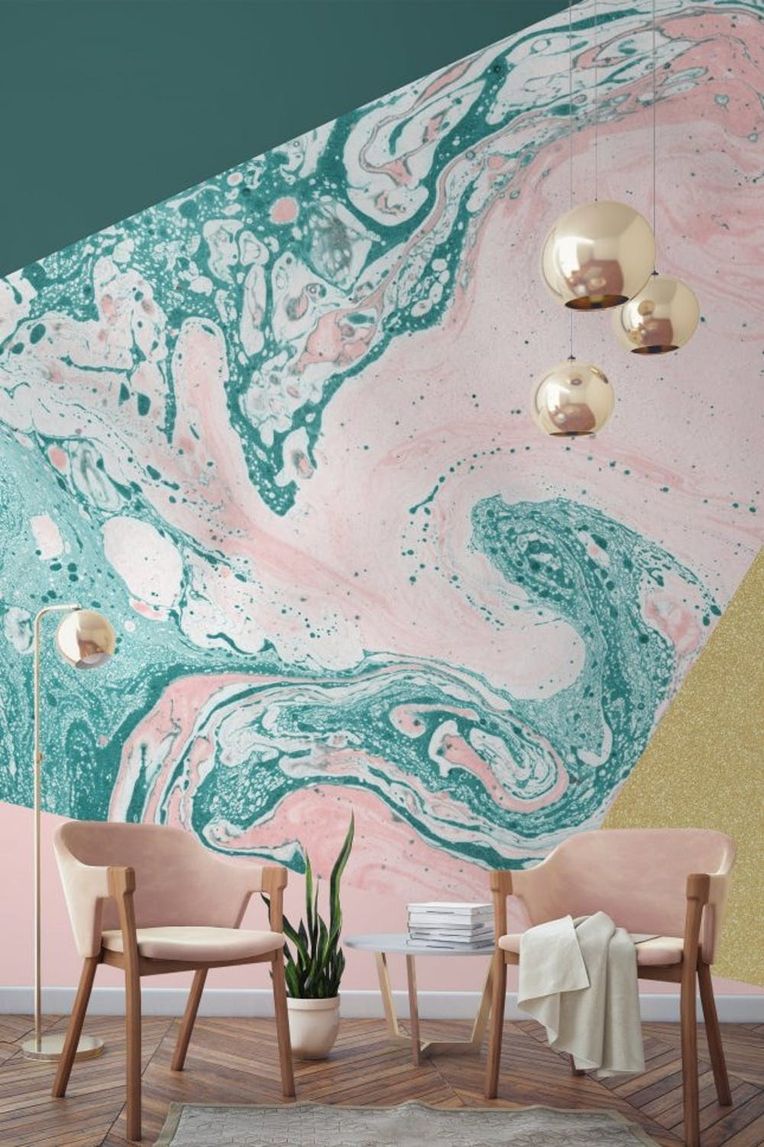 Pink Glitter Marble Wallpapers