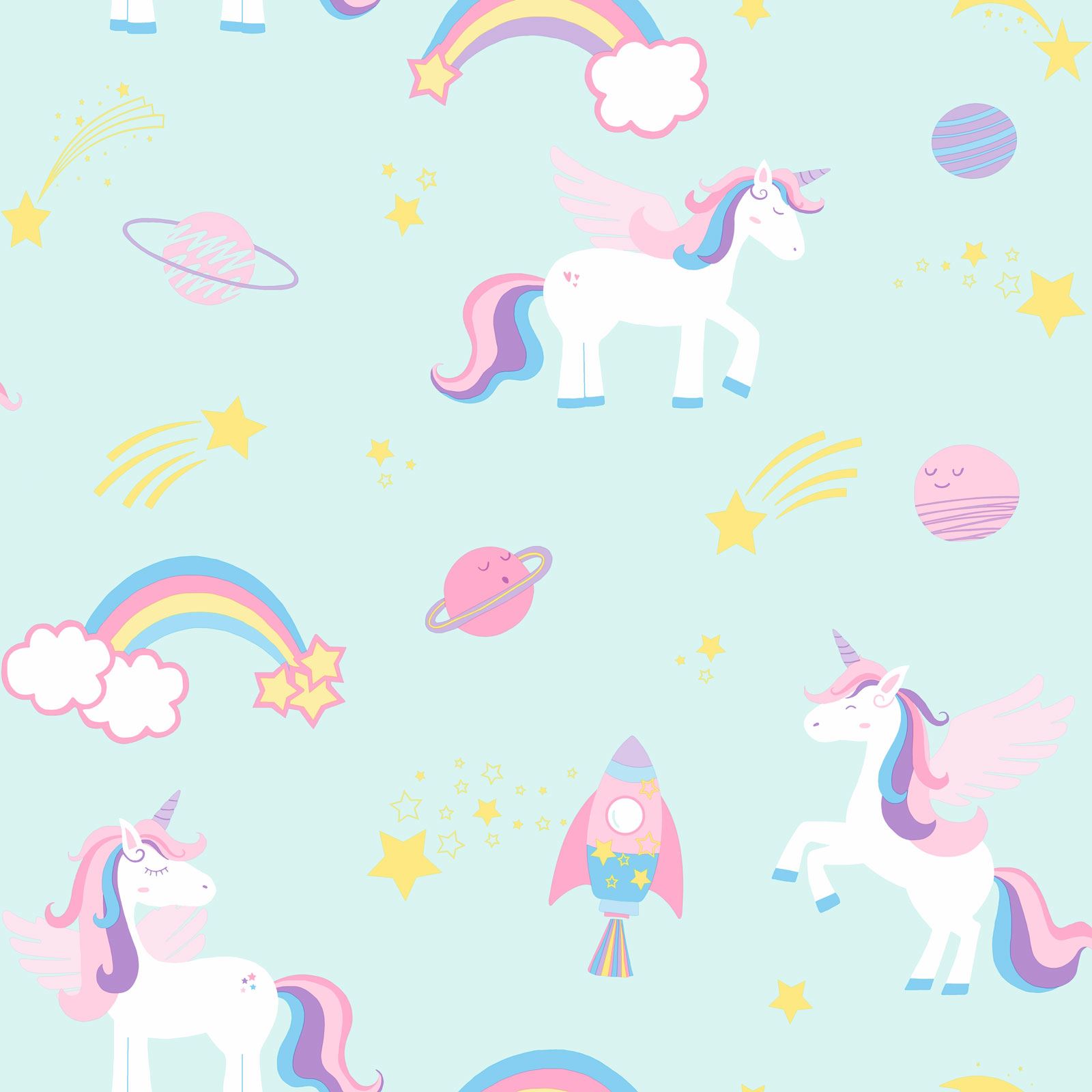 Pink Glitter Unicorn Wallpapers