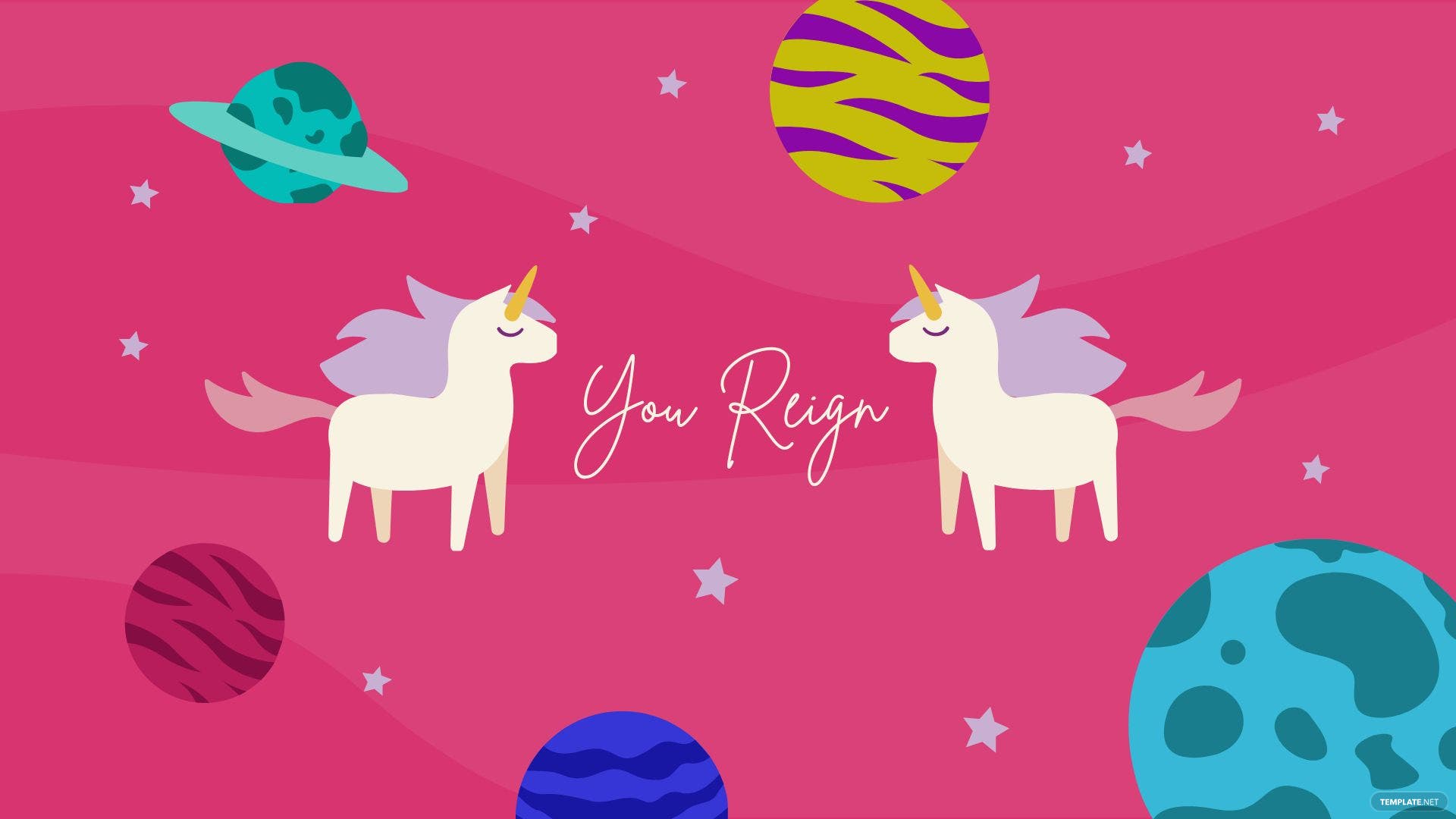 Pink Glitter Unicorn Wallpapers