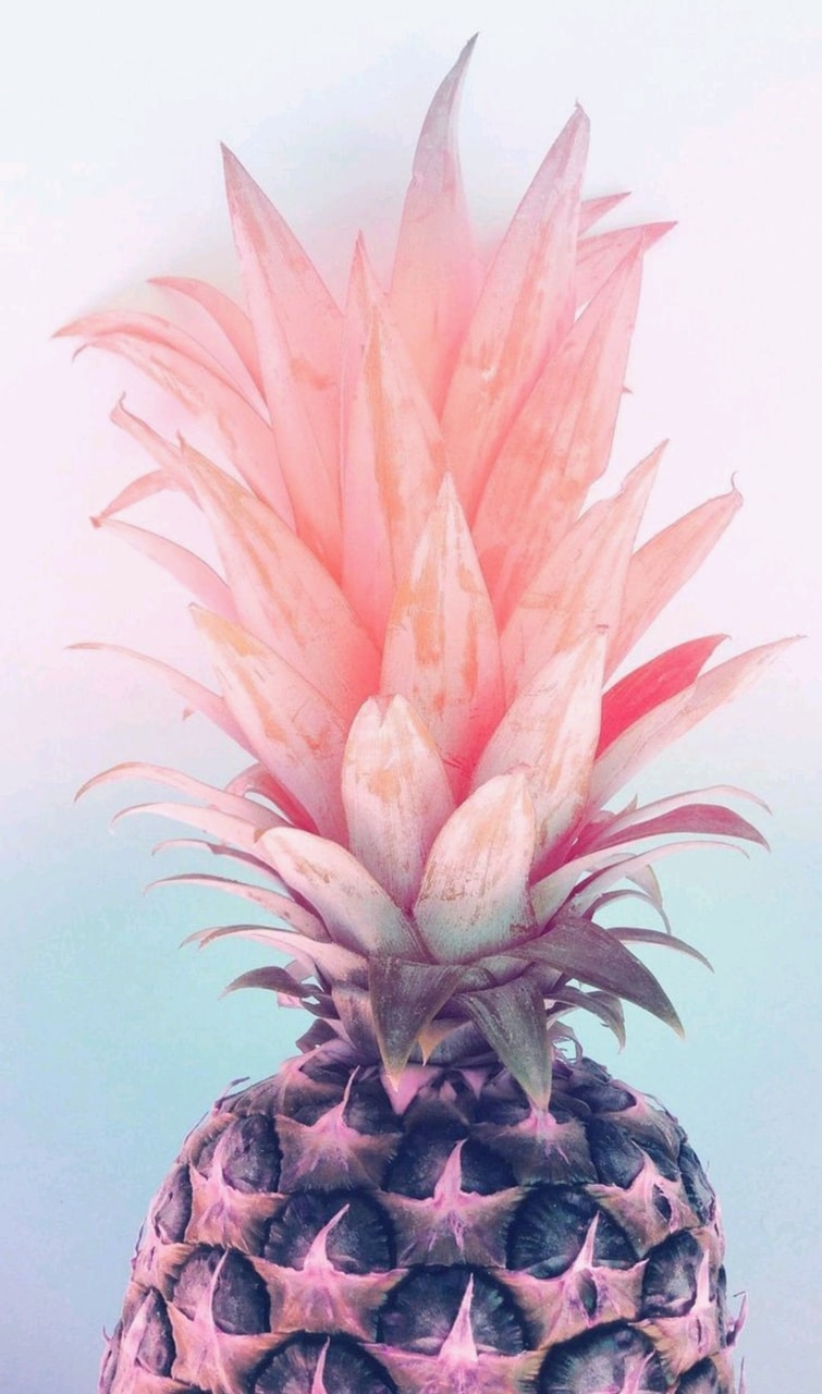 Pink Gold Pineapple Wallpapers