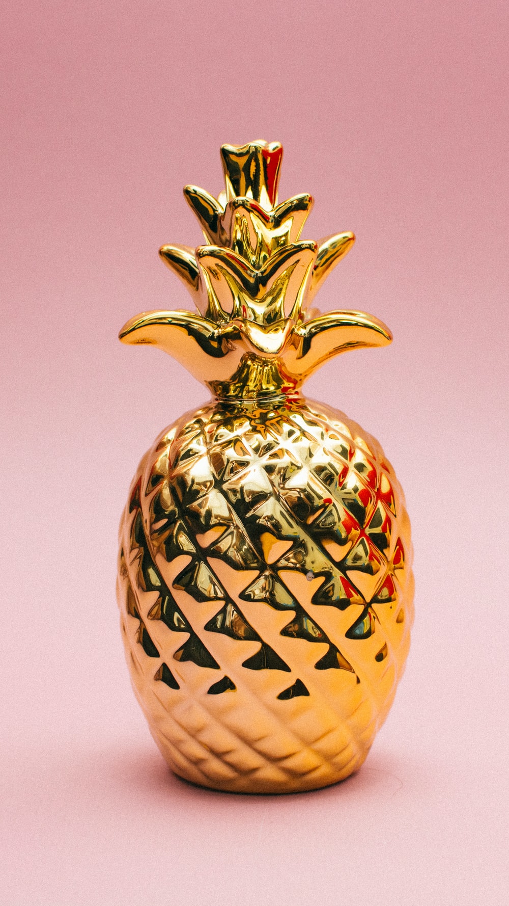 Pink Gold Pineapple Wallpapers