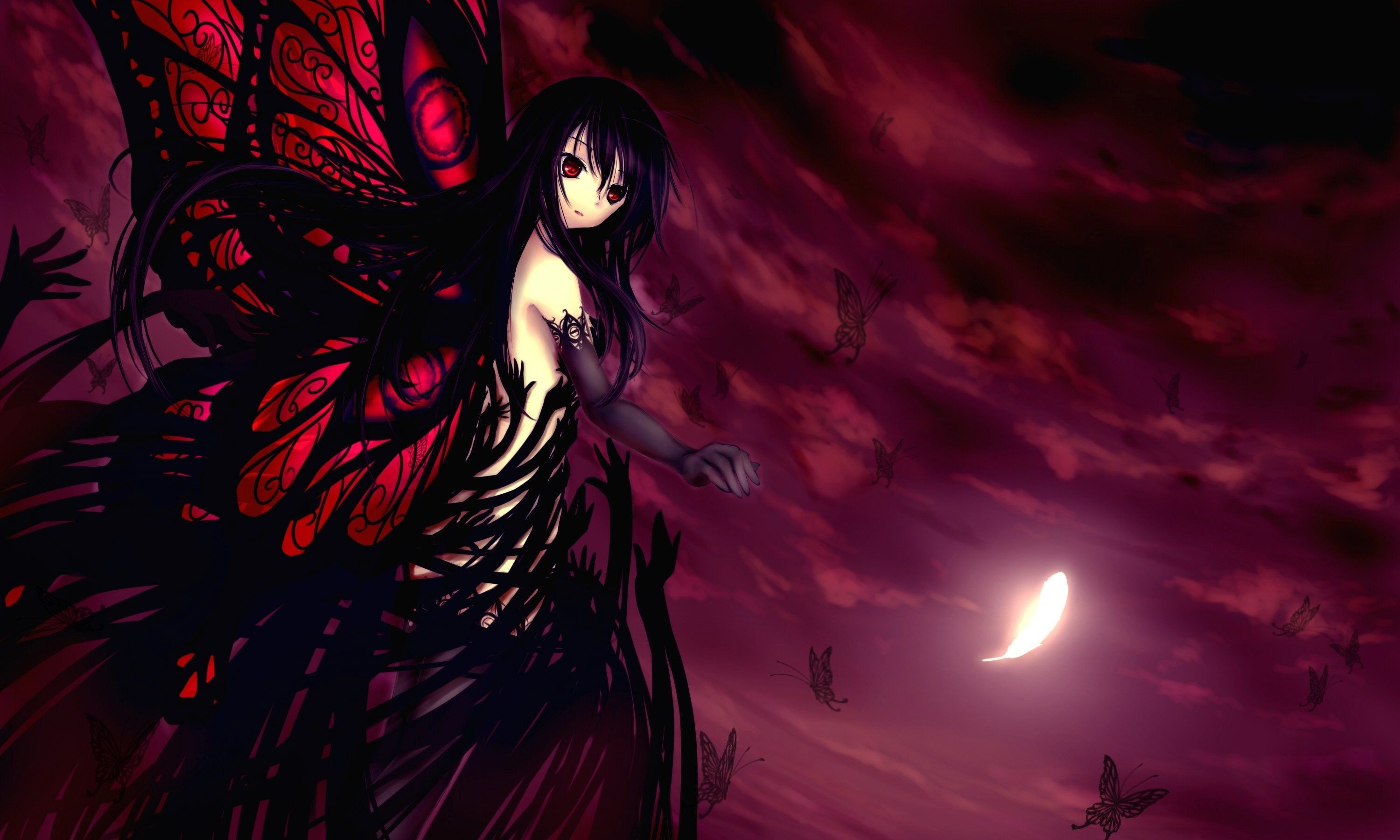 Pink Gothic Angel Wallpapers