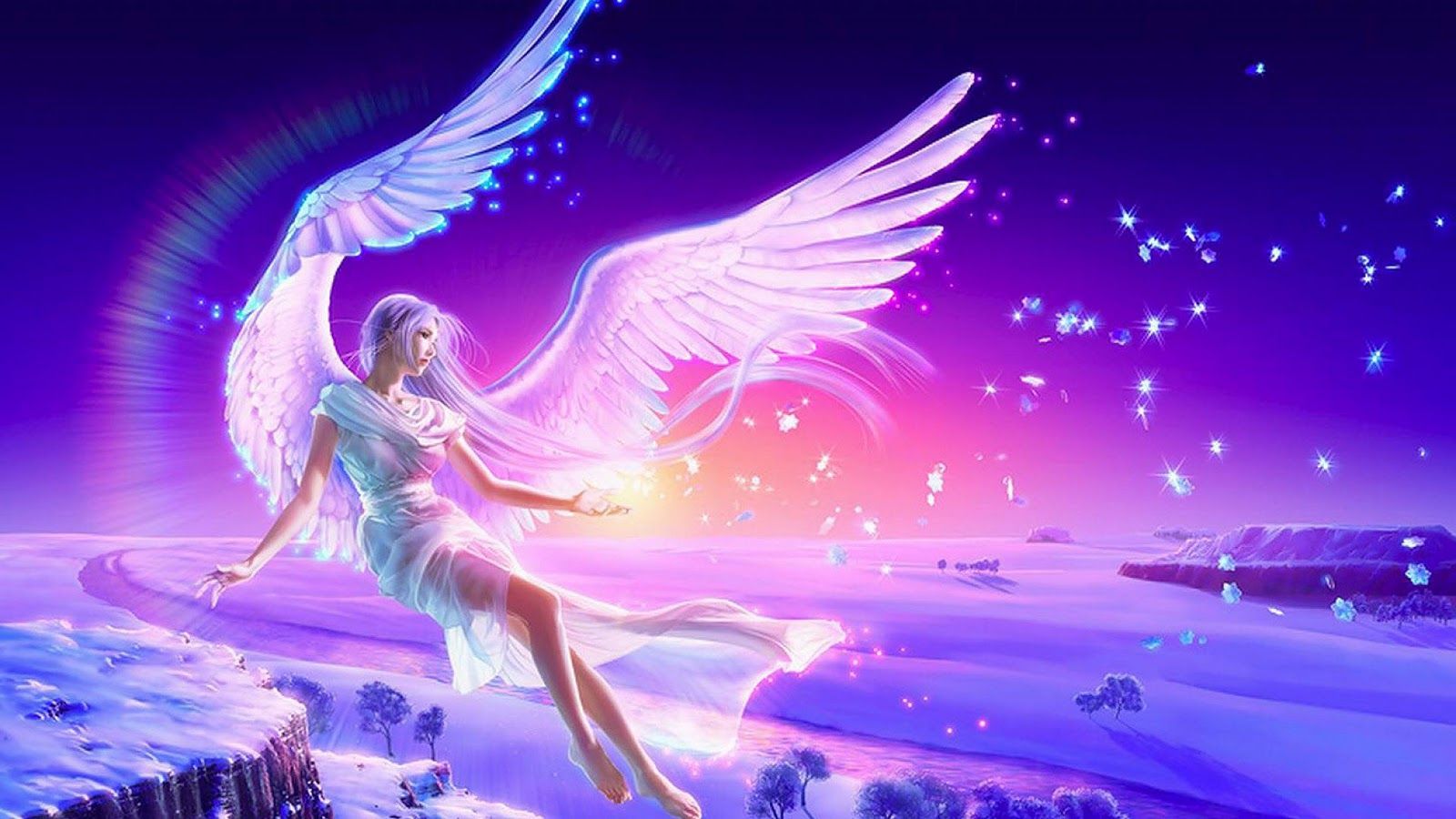 Pink Gothic Angel Wallpapers