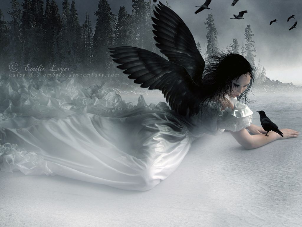 Pink Gothic Angel Wallpapers