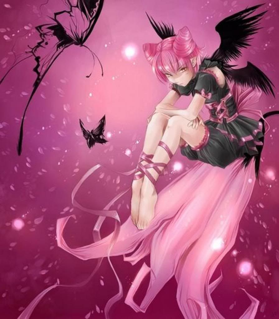 Pink Gothic Angel Wallpapers