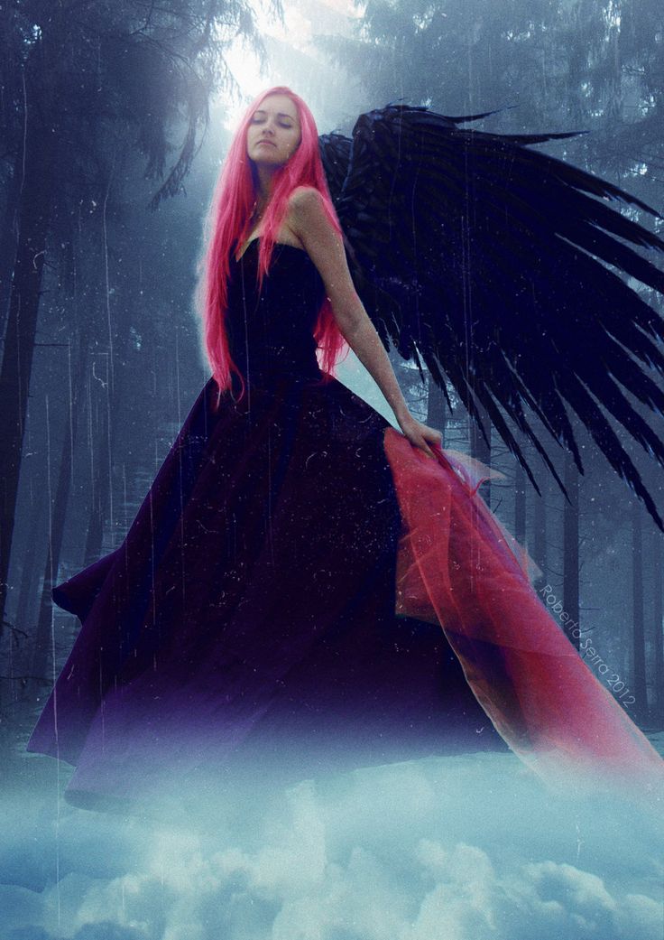 Pink Gothic Angel Wallpapers