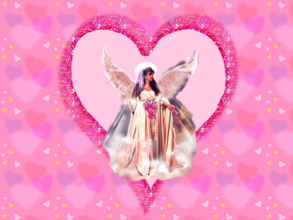 Pink Gothic Angel Wallpapers