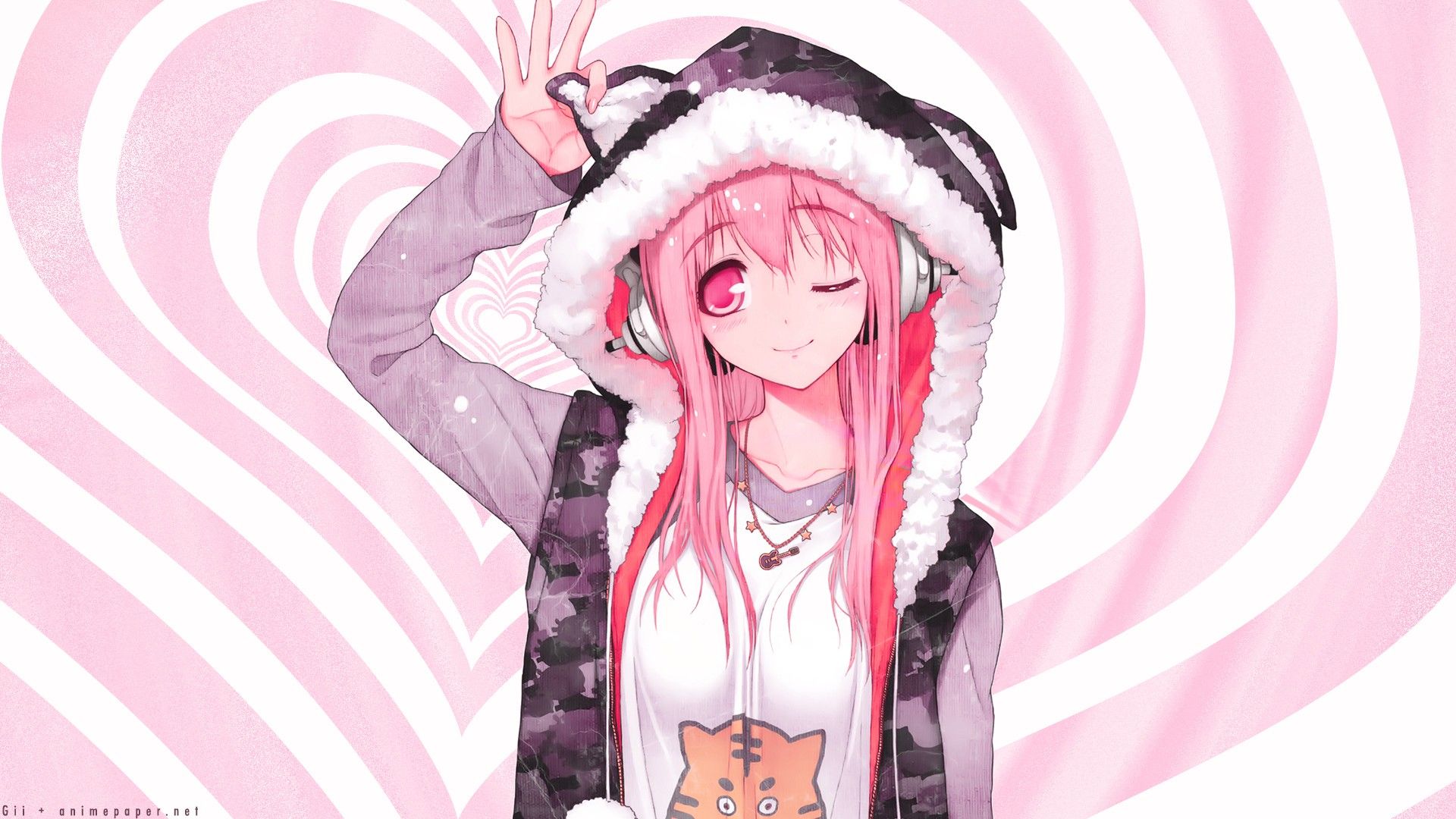 Pink Hair Anime Girl Wallpapers