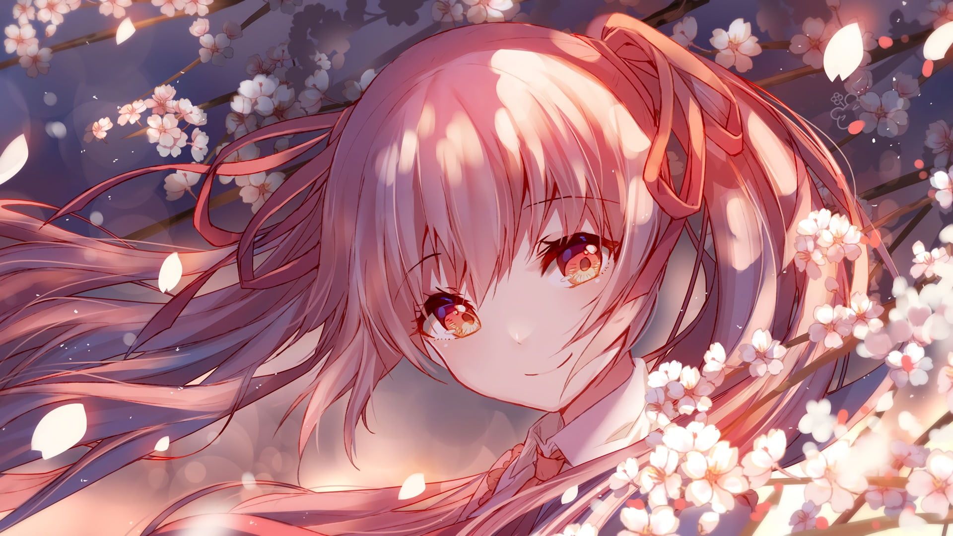 Pink Hair Anime Girl Wallpapers