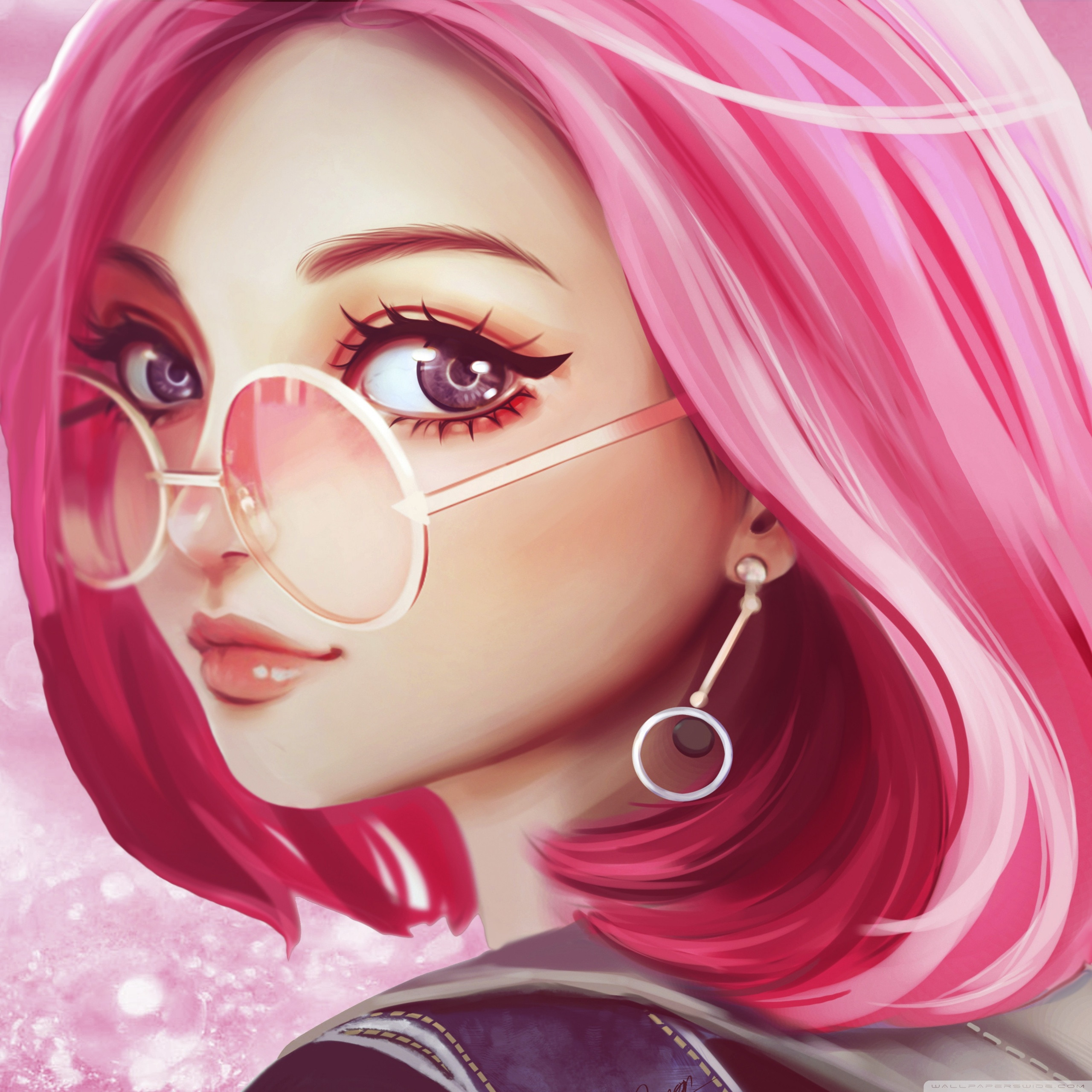 Pink Hair Anime Girl Wallpapers