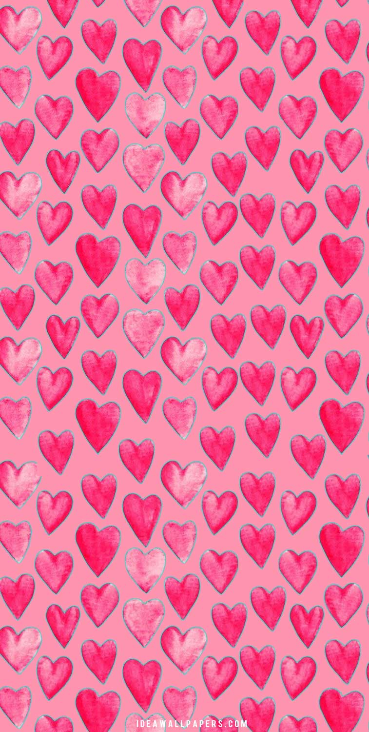 Pink Heart Iphone Wallpapers