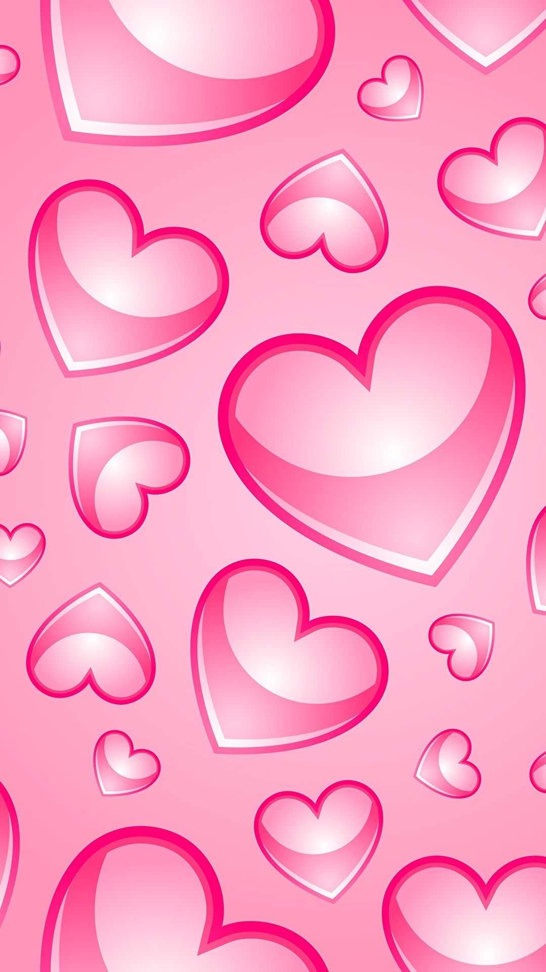 Pink Heart Iphone Wallpapers