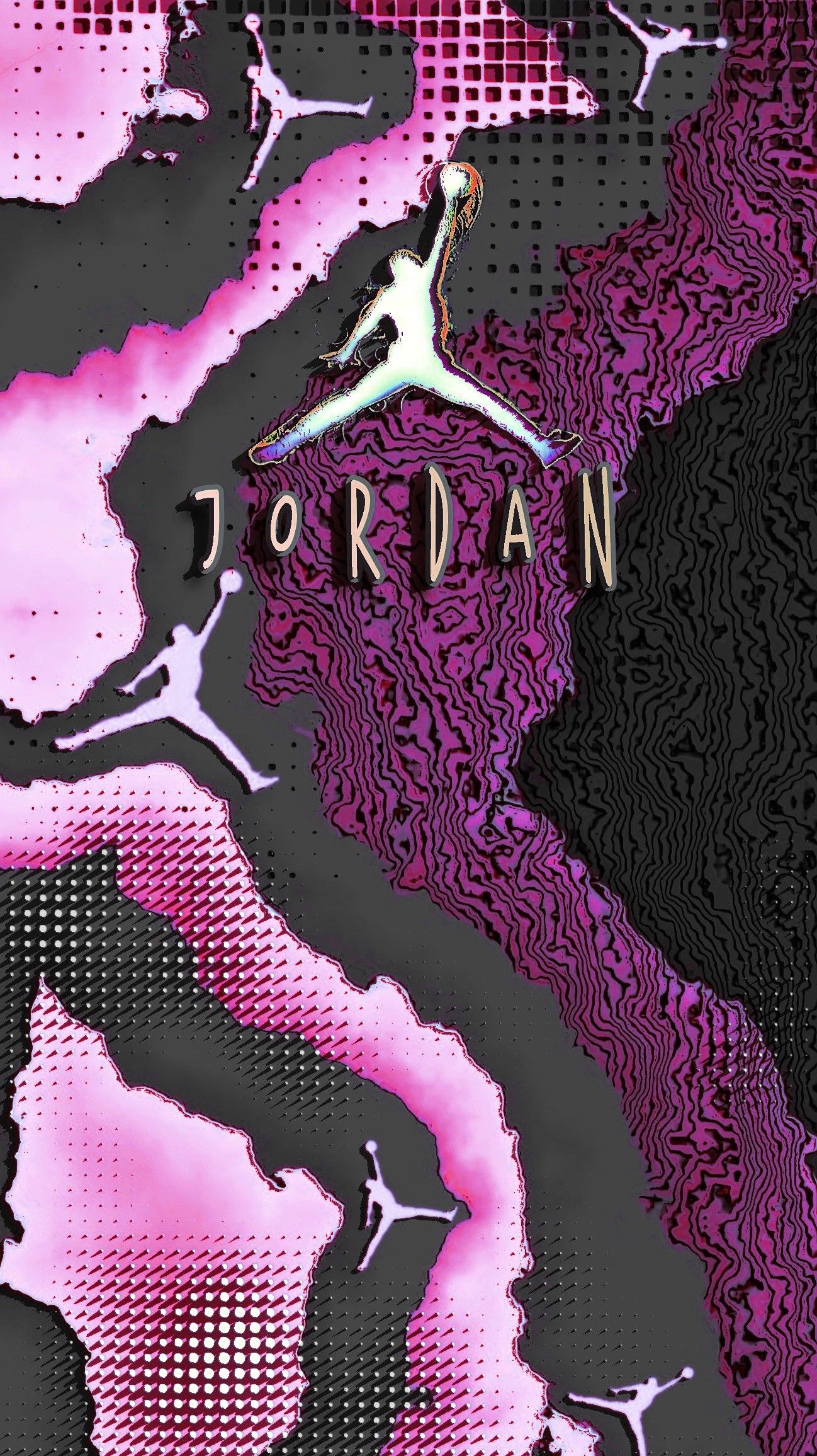 Pink Jordan Logo Wallpapers