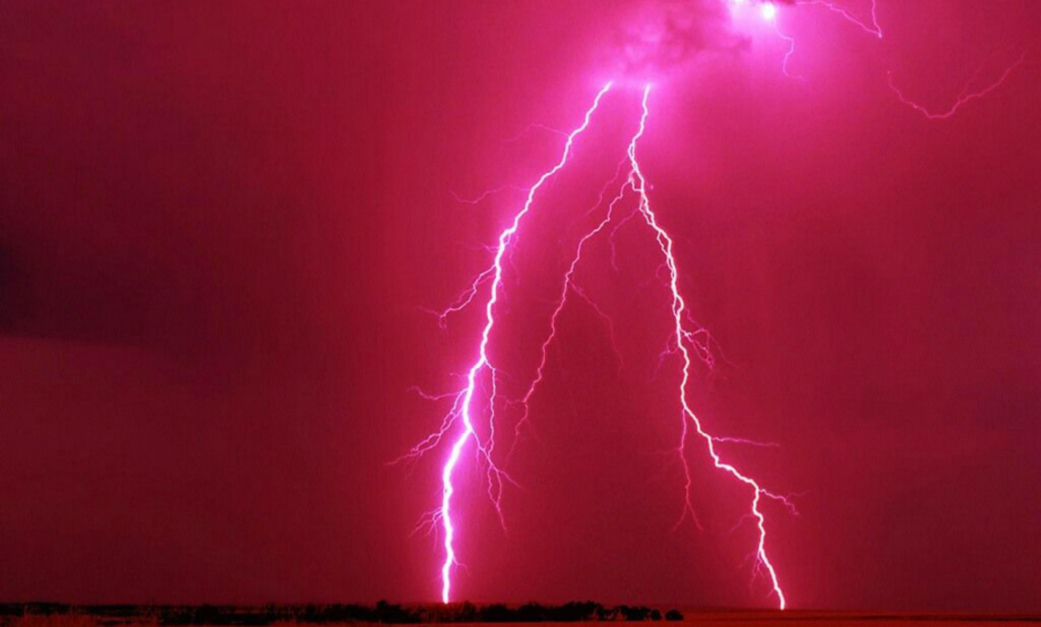 Pink Lightning Wallpapers