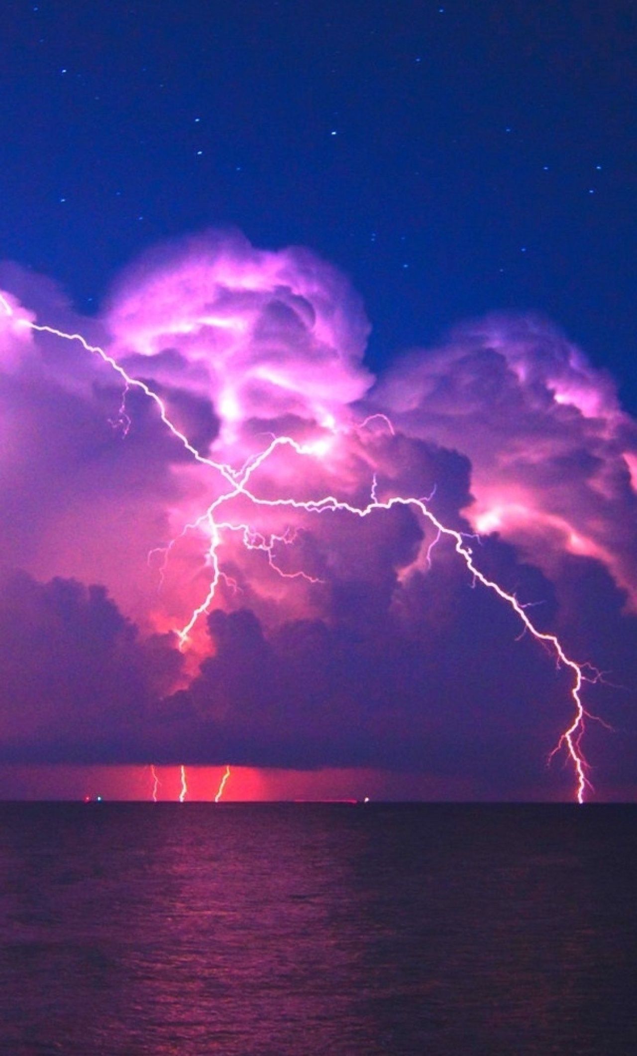 Pink Lightning Wallpapers