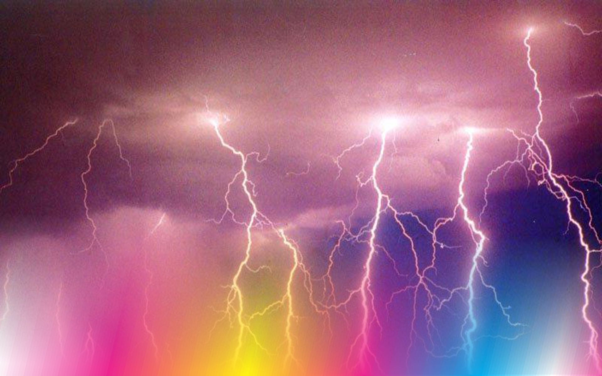 Pink Lightning Wallpapers