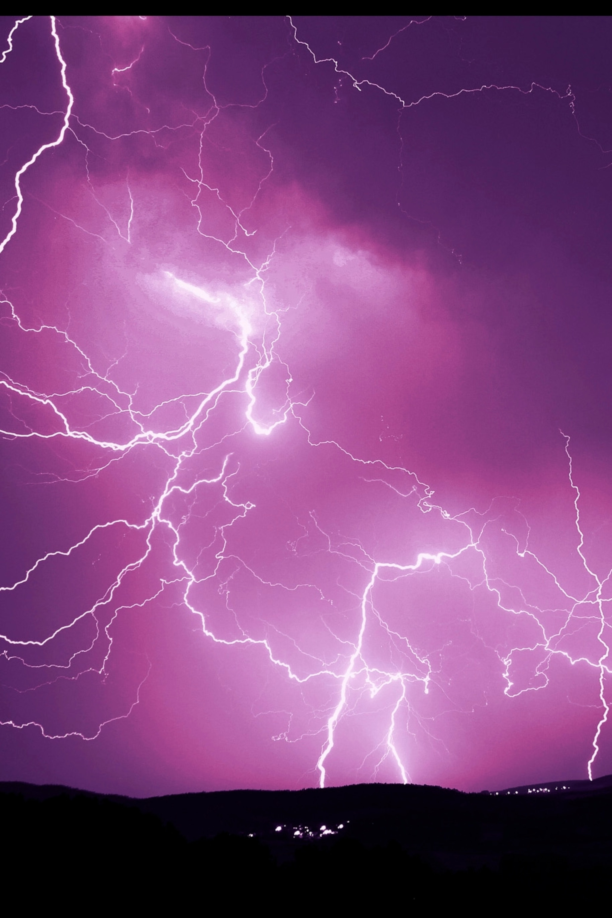 Pink Lightning Wallpapers