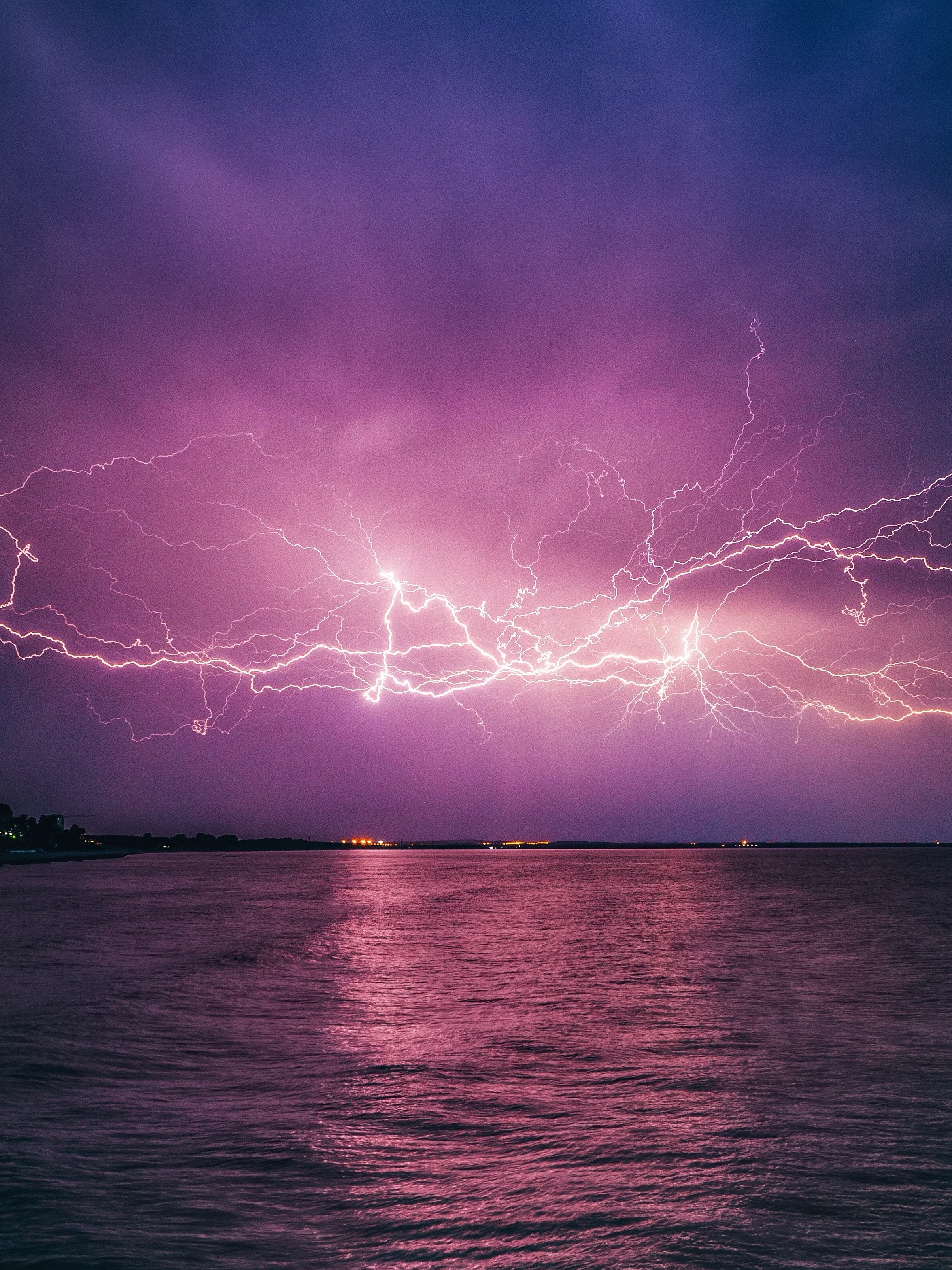 Pink Lightning Wallpapers