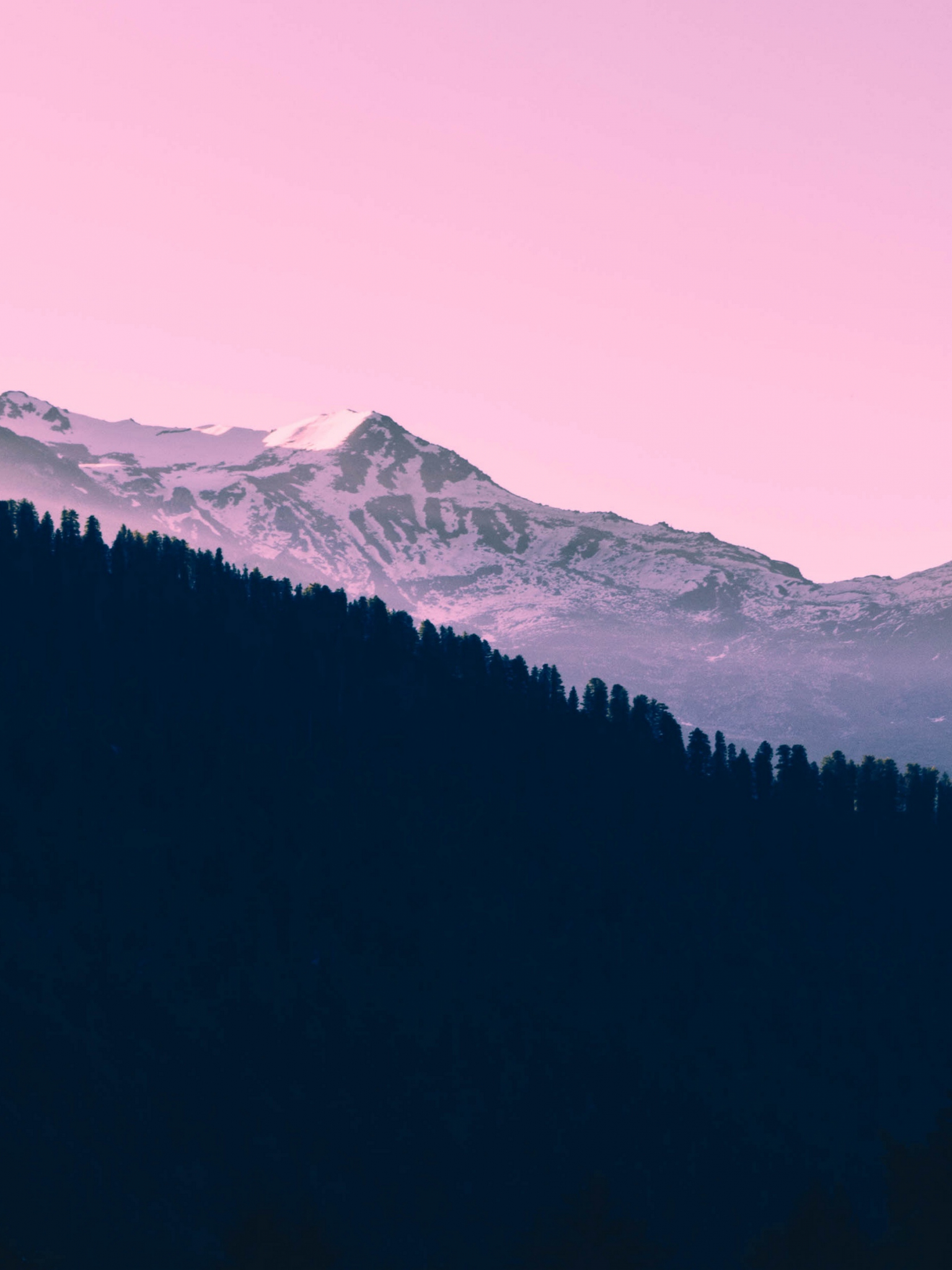 Pink Mountains Wallpapers