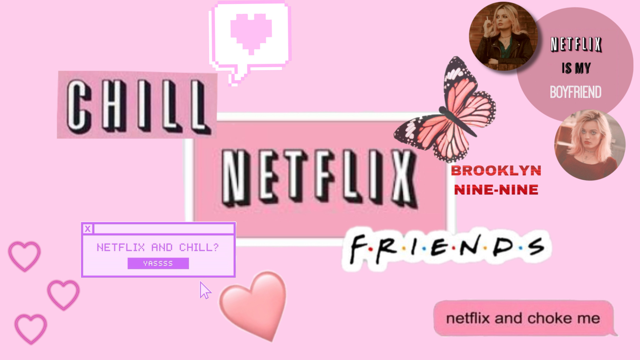 Pink Netflix Wallpapers