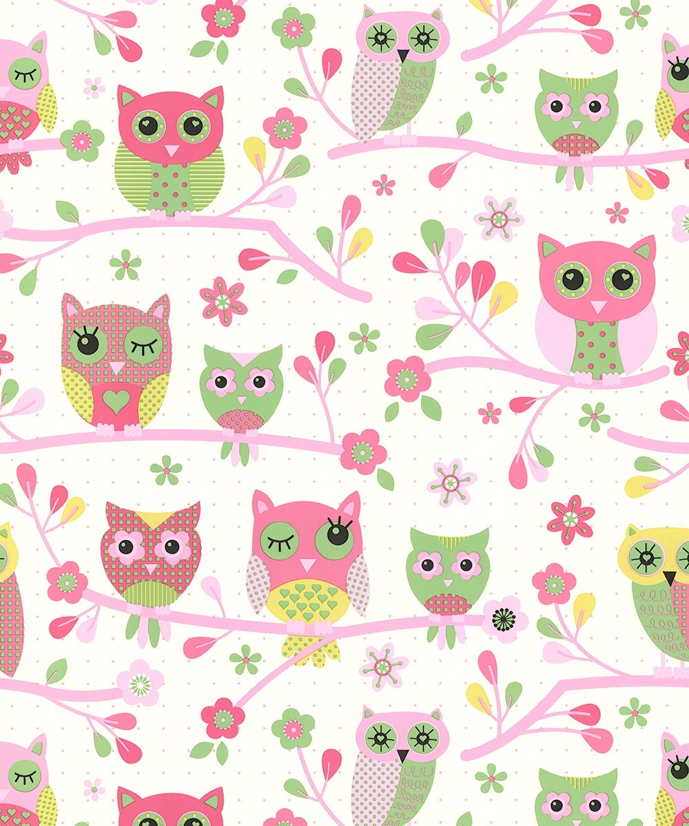 Pink Owl Wallpapers