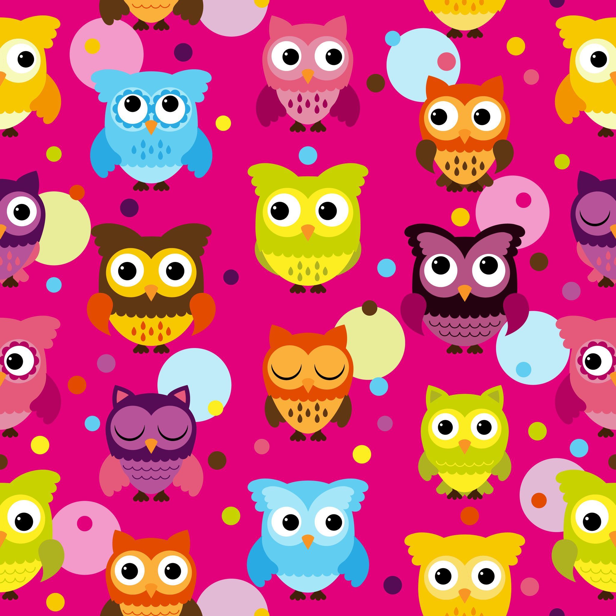 Pink Owl Wallpapers