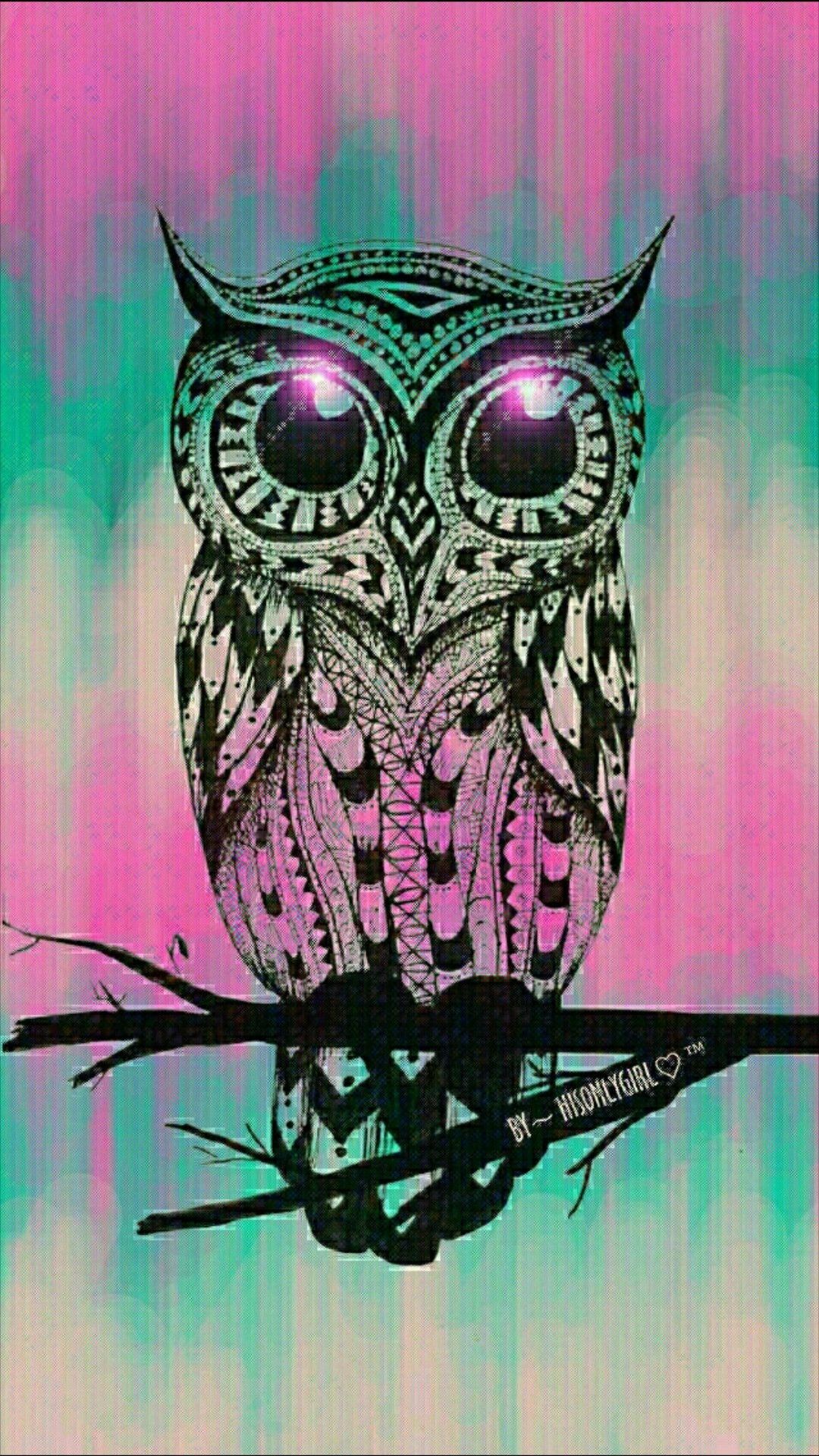 Pink Owl Wallpapers