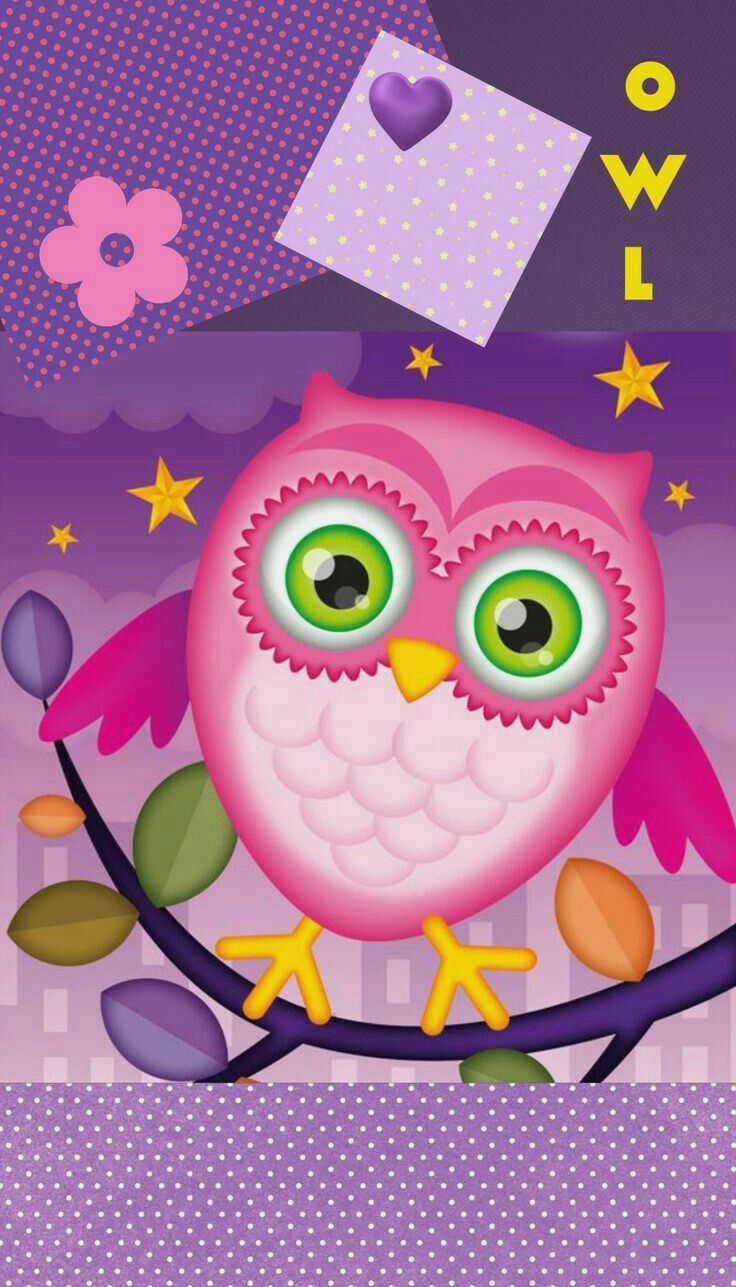 Pink Owl Wallpapers