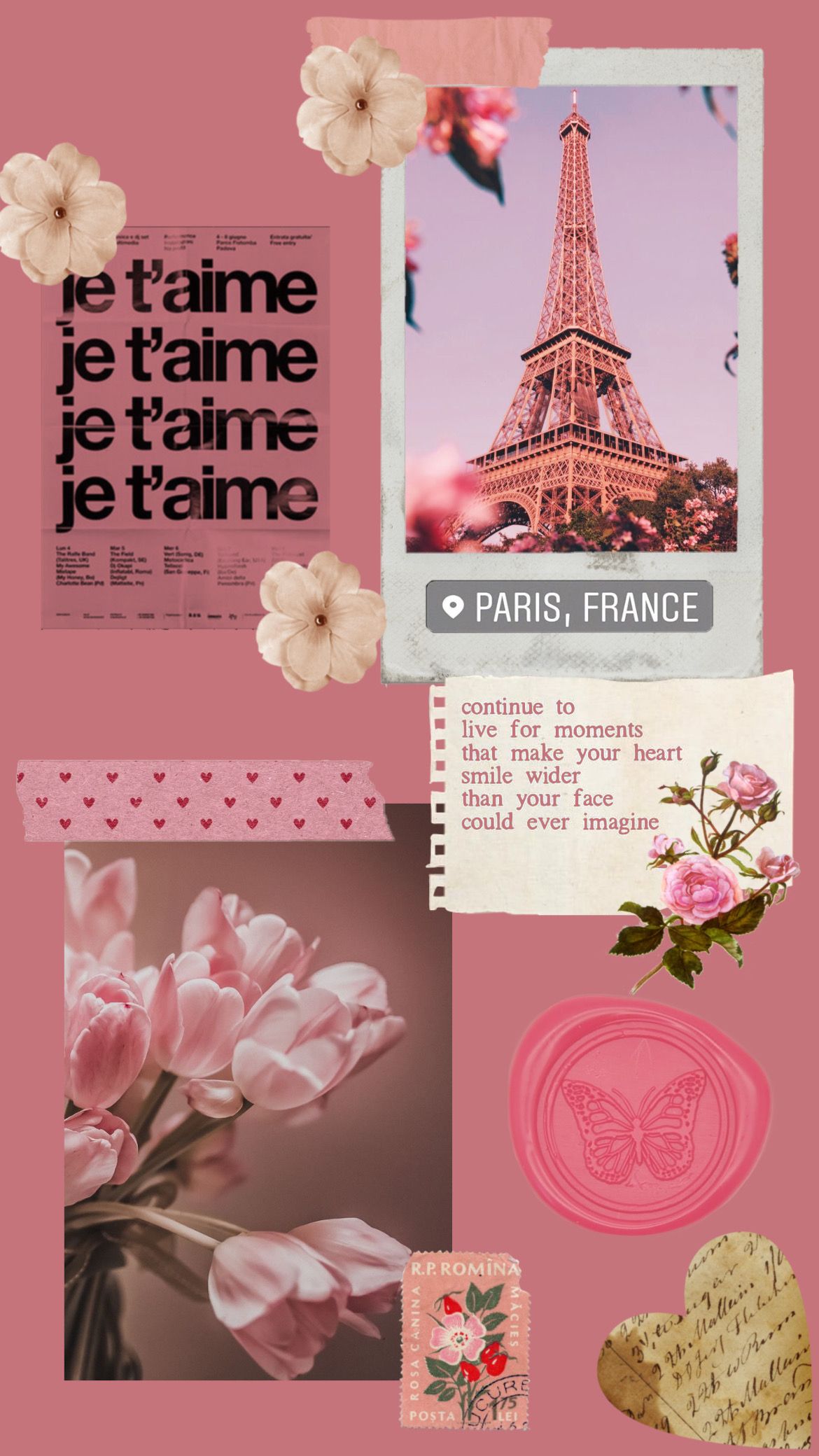 Pink Paris Wallpapers