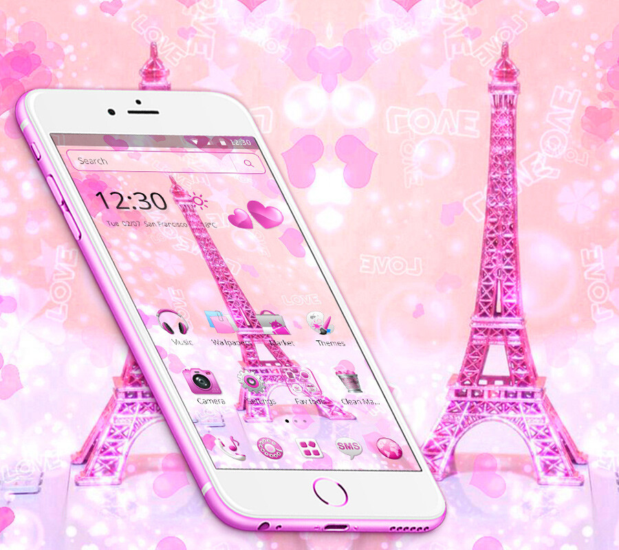 Pink Paris Wallpapers