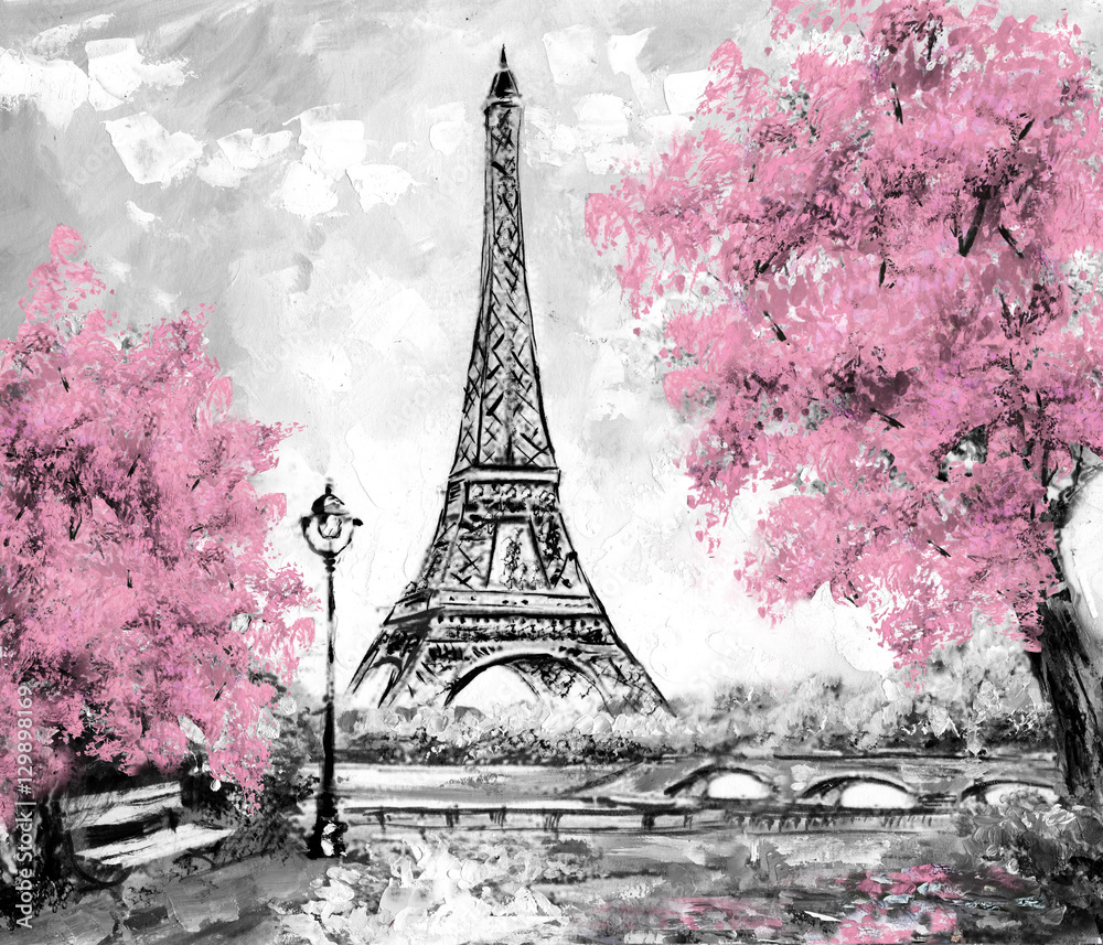 Pink Paris France Wallpapers