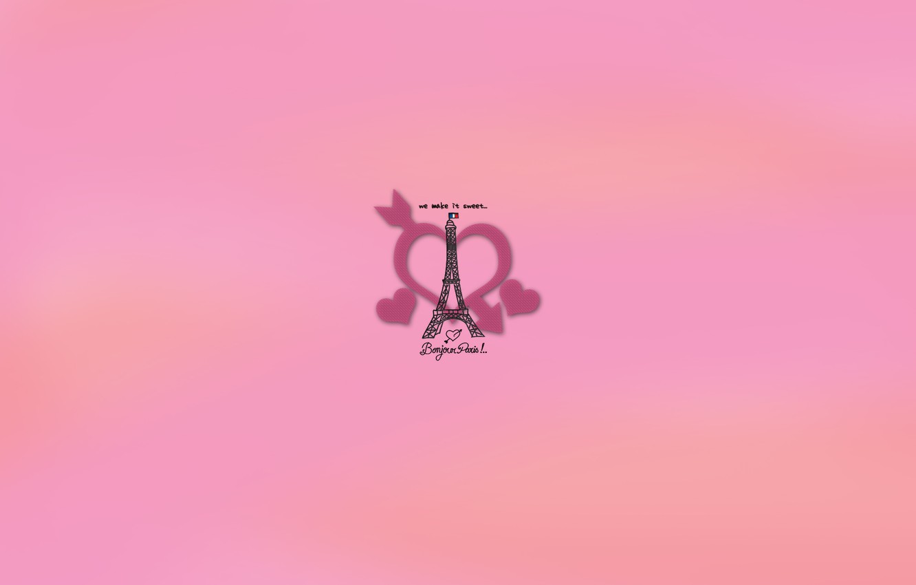 Pink Paris France Wallpapers