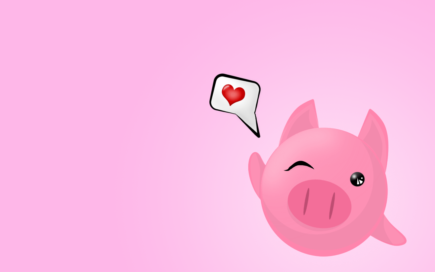 Pink Piggy Wallpapers