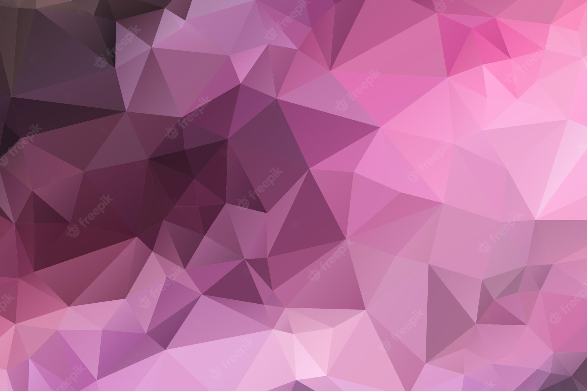 Pink Polygon Wallpapers