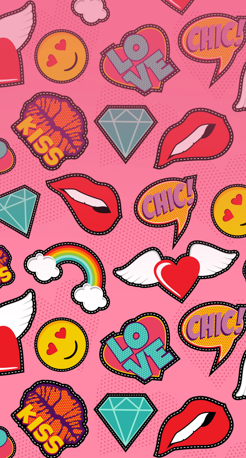 Pink Pop Art Wallpapers
