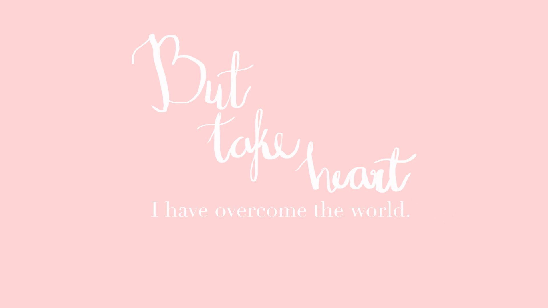 Pink Quote Laptop Wallpapers